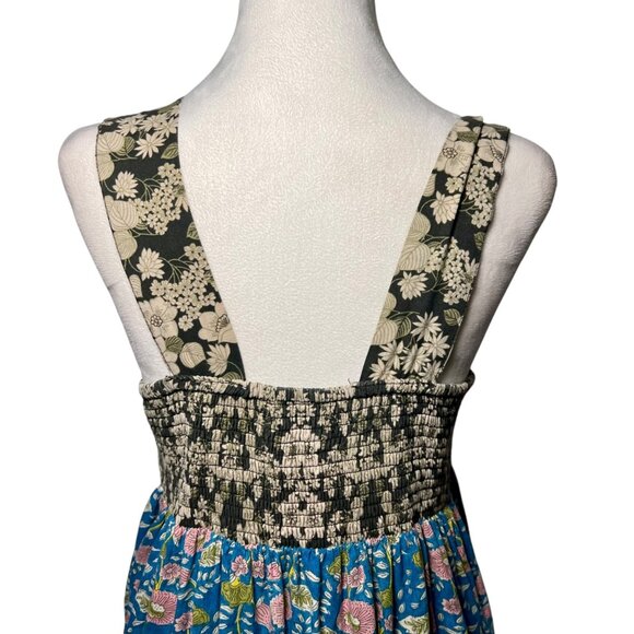 Natural Life Maxi Dress Square Neck Split Hem Gypsy Hippie Nature Fairycore S - Picture 5 of 11